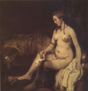 Rembrandt Peale Bathsheba at Her Bath (mk05) oil painting image